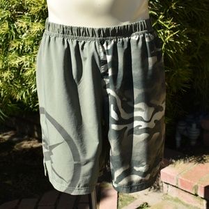 REEBOK CROSSFIT CAMOUFLAGE SPEEDWICK SHORTS RARE